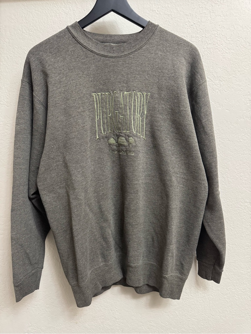Men's Purgatory Colorado Gray Pullover Sweater